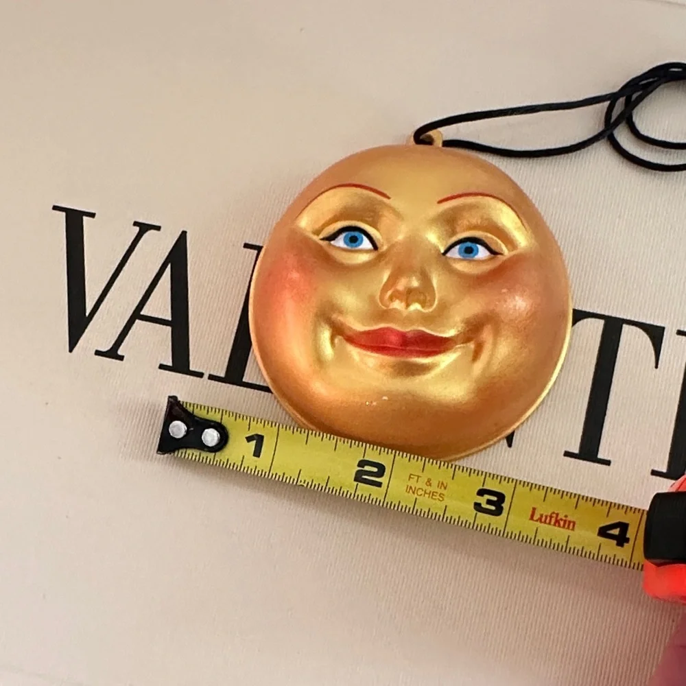 Valentino Goldtone Sun & Moon Ornaments – Set of 4 - Picture 3 of 5